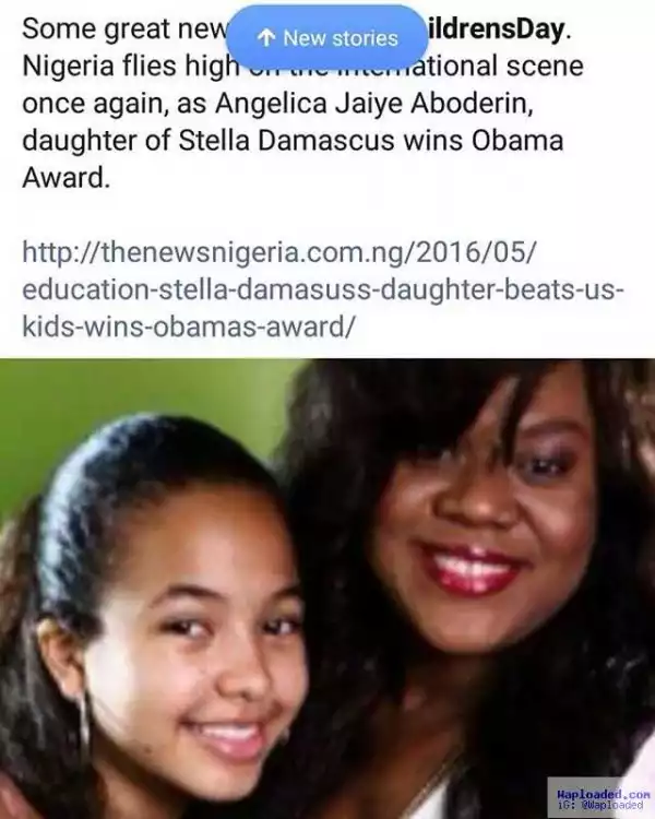 Actress Stella Damasus blasts media house for posting fake picture of daughter, Angelica